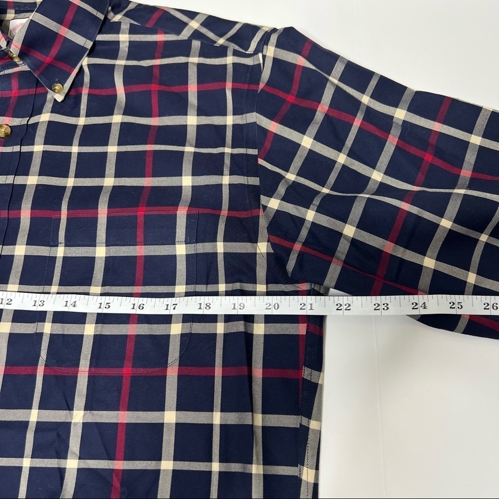 Brooks Brothers Mens Regular Fit Supima Cotton Plaid Button Down Shirt s… - Picture 4 of 6